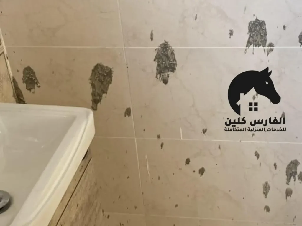 تنظيف سيراميك الحمام من الكلس